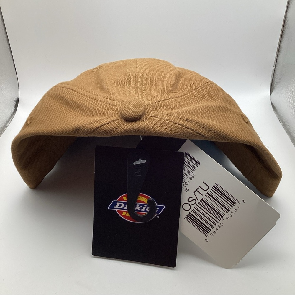 Dickies Washed Canvas Cap Baseball Hat Brown Duck Adjustable Snapback WH300BD - Picture 4 of 6